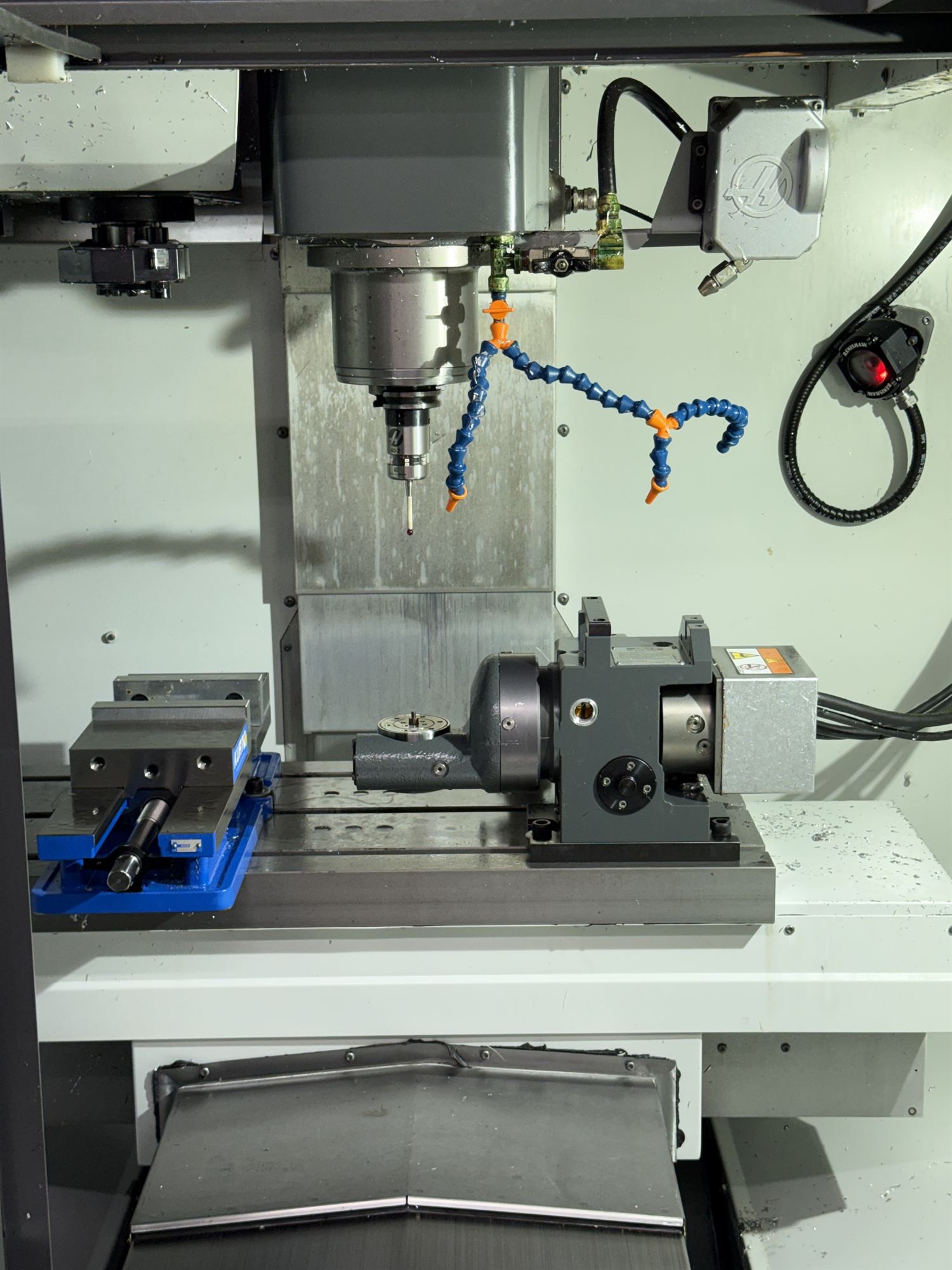 Haas Super Mini Mill with 5-axis rotary