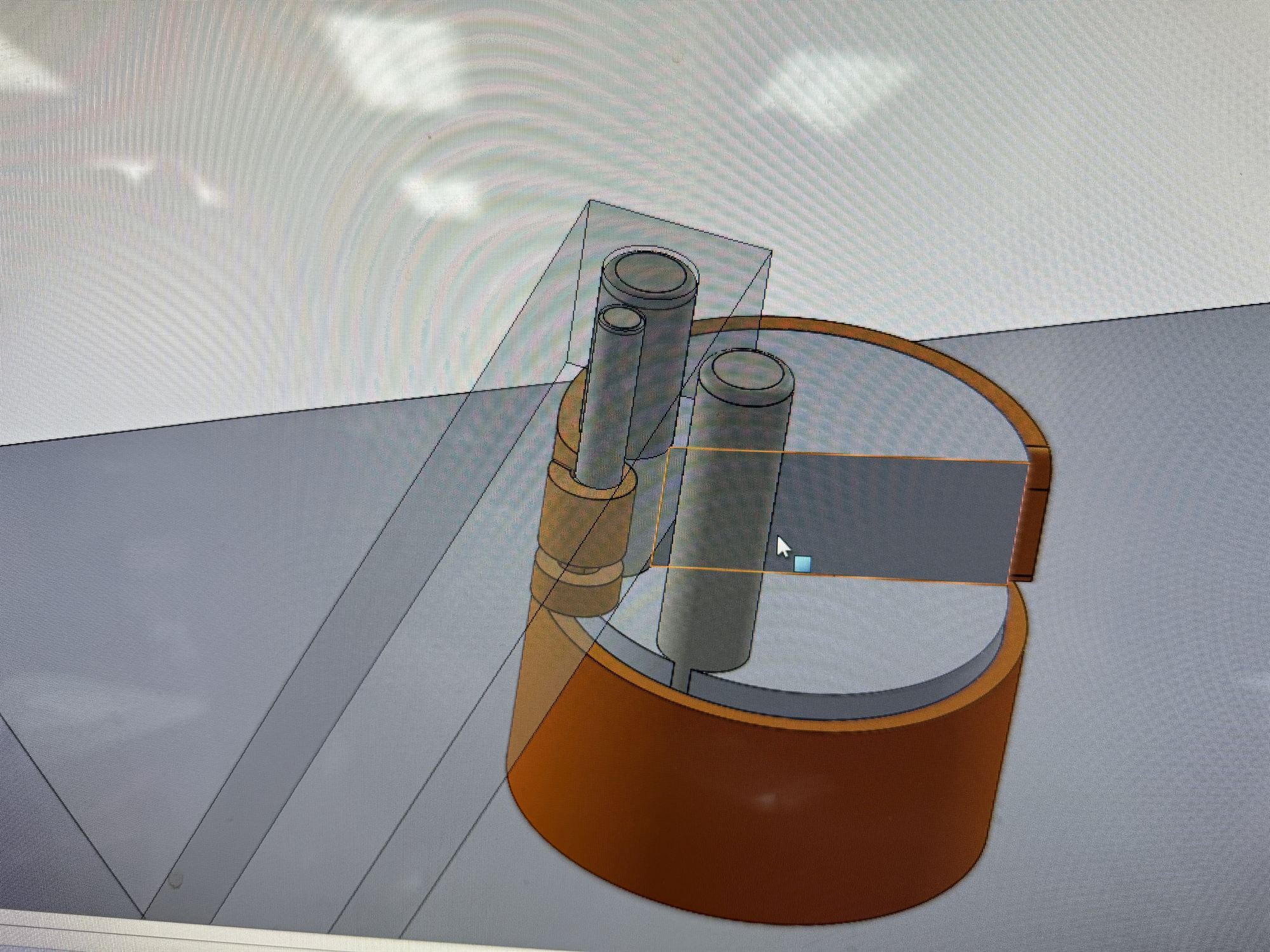 Copper prototype instrument part