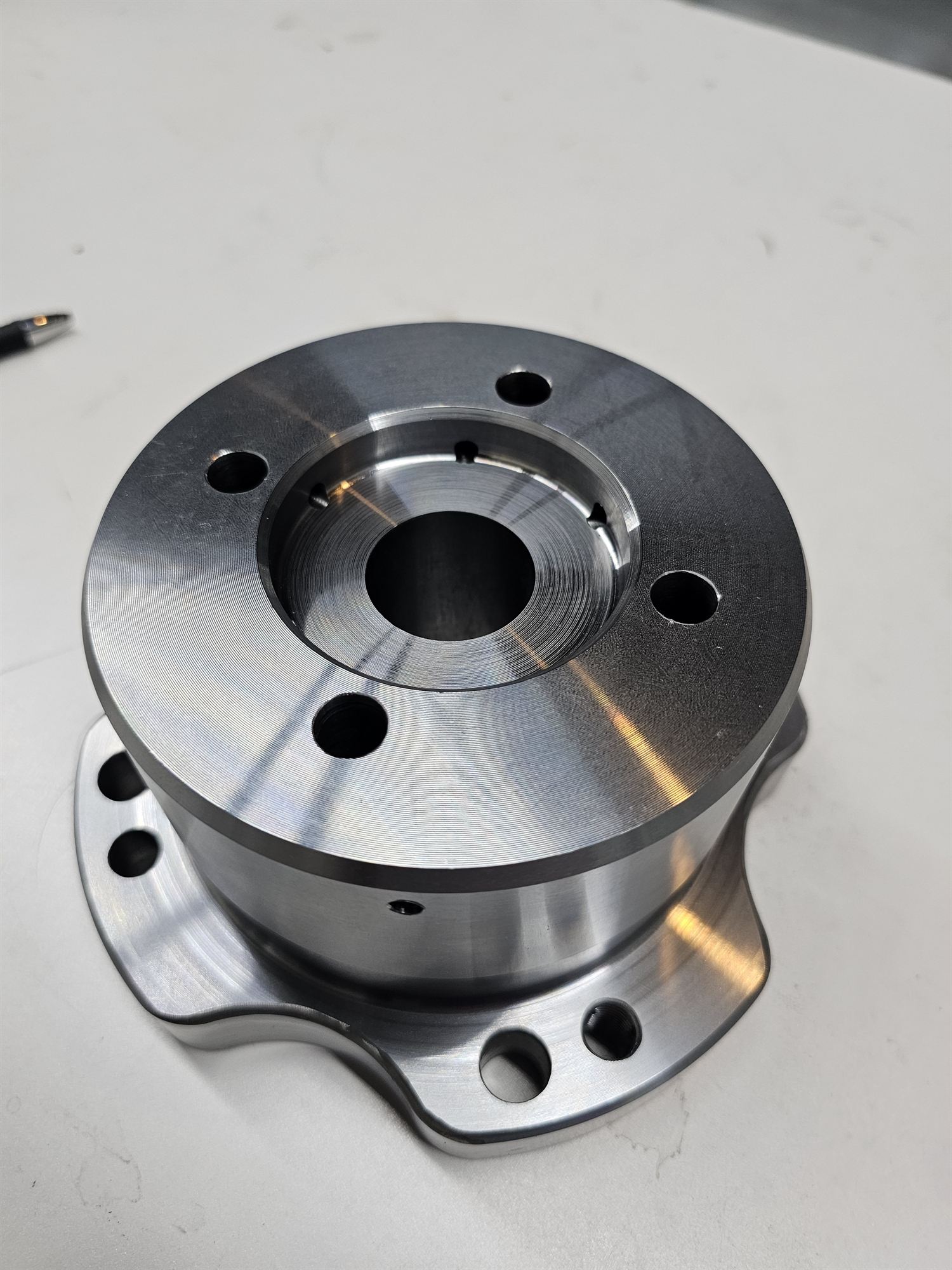 Punch holder bore and face