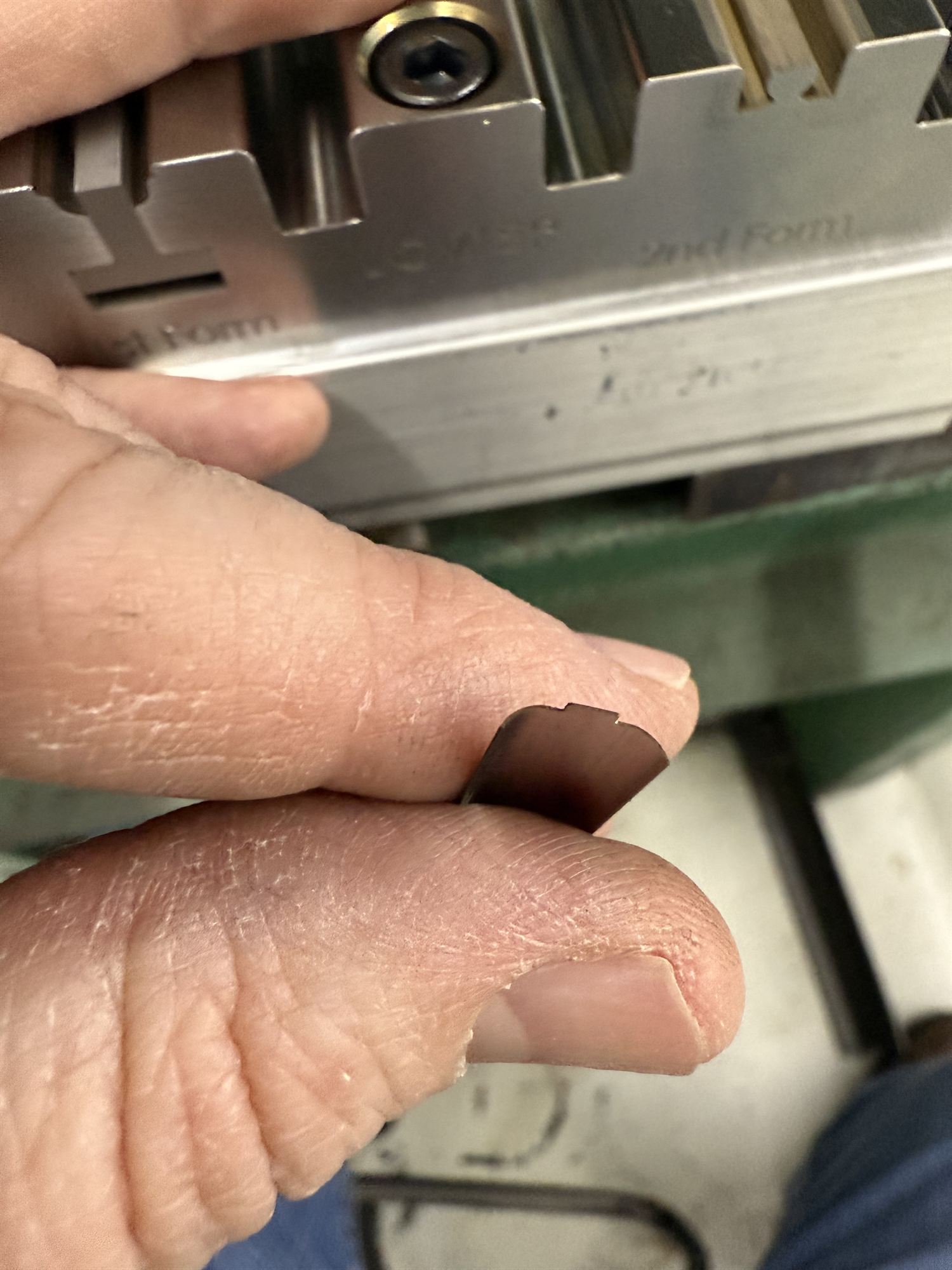 Form tool components in tool steel