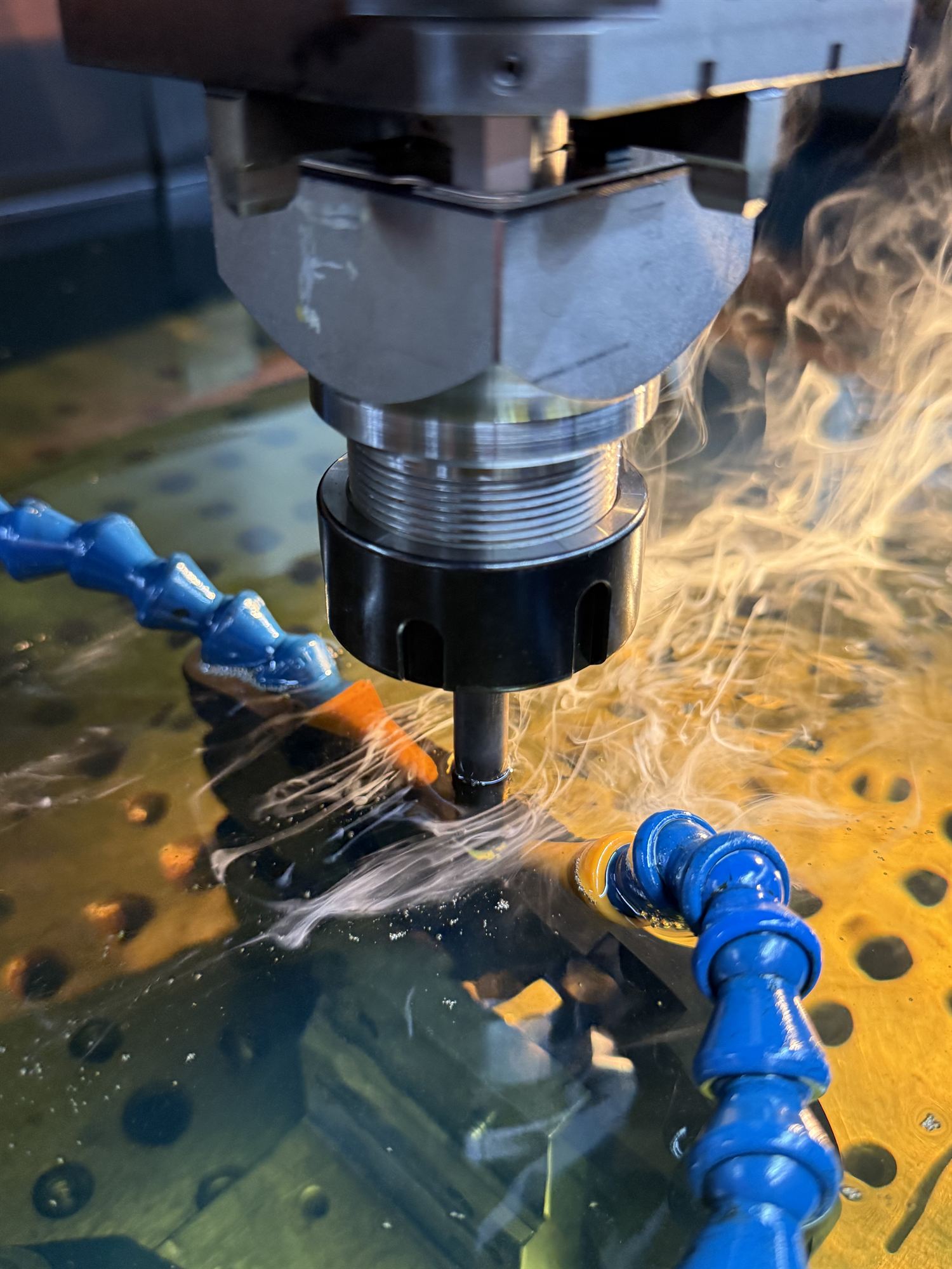 Another view of RAM EDM work in tool steel