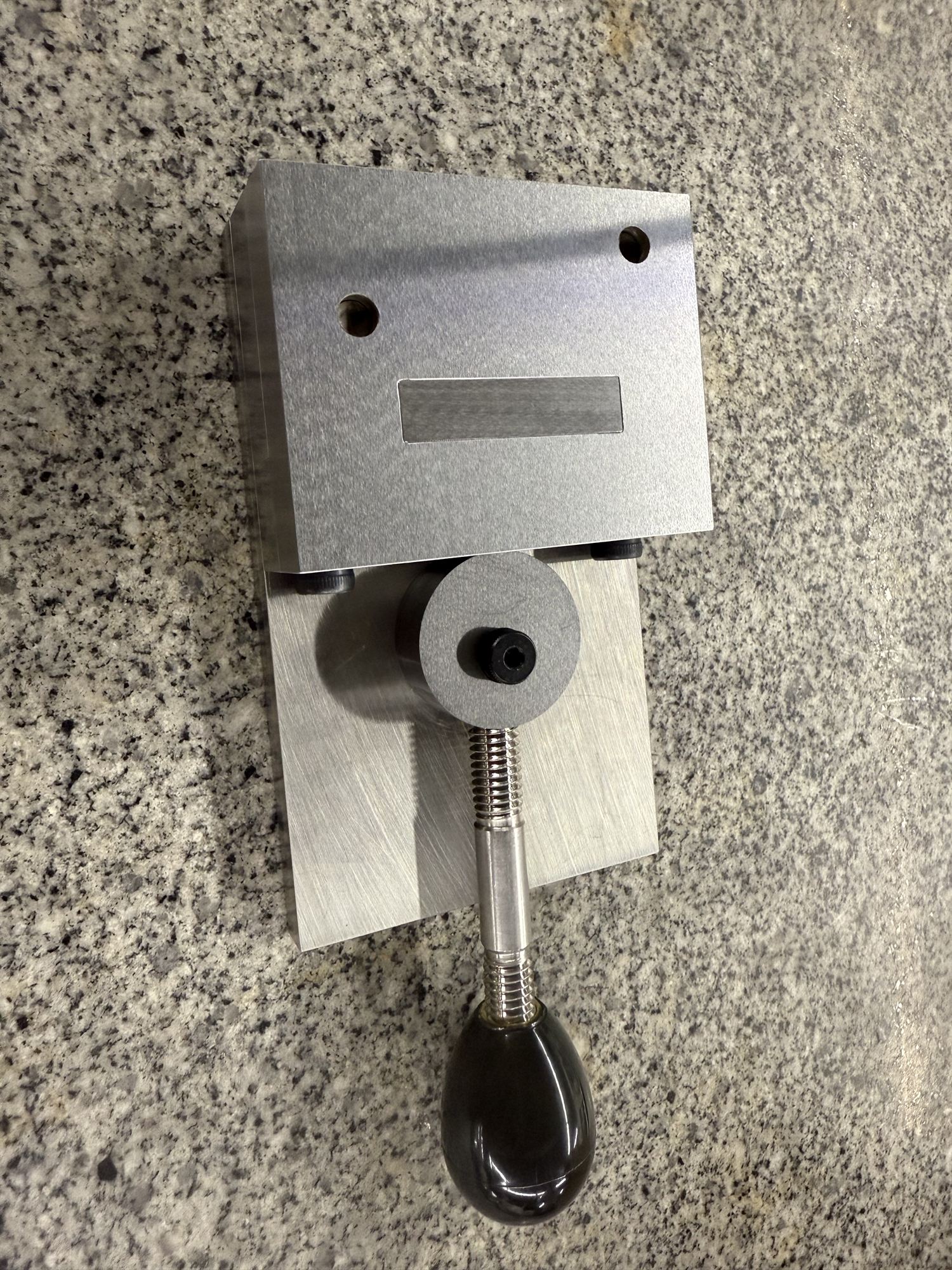 Ground tool-steel fixture detail